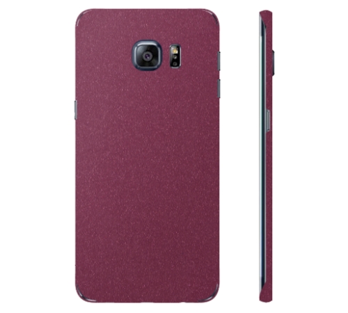 Ochranná fólia 3mk Fery pre Samsung Galaxy S6 Edge, vínovo červená matná