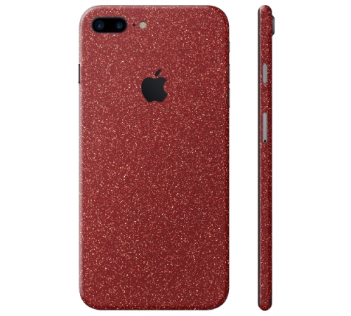 Ochranná fólia 3mk Fery pre Apple iPhone 7 Plus, červená trblietavá
