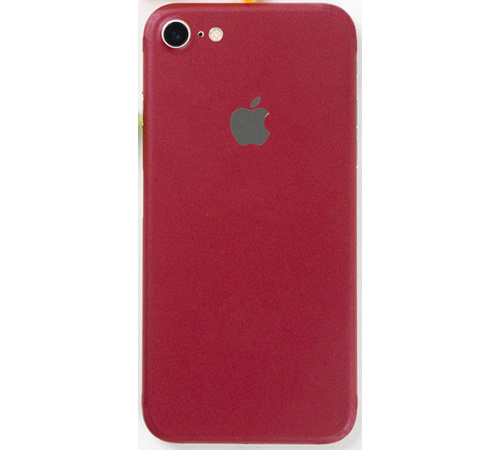 Ochranná fólia 3mk Fery pre Apple iPhone 7, vínovo červená matná