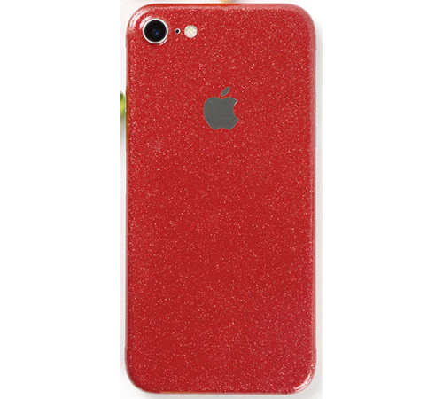Ochranná fólia 3 mastných kyselín Fery pre Apple iPhone 6S, červená trblietavá