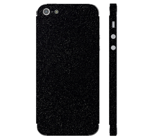 Ochranná fólia 3mk Fery pre Apple iPhone 5S, čierna lesklá