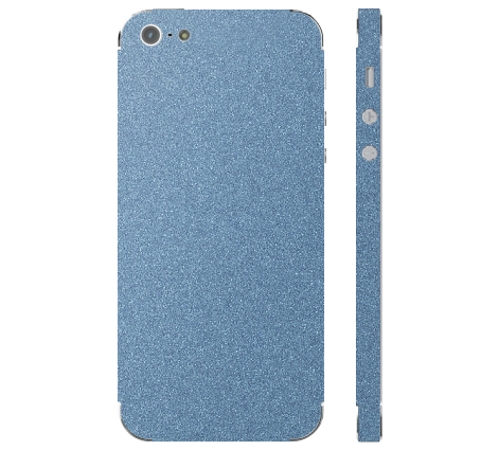 Ochranná fólia 3mk Fery pre Apple iPhone 5S, ľadovo modrá matná