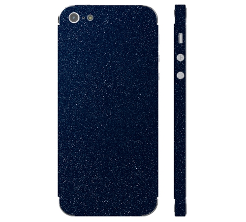 Ochranná fólia 3mk Fery pre Apple iPhone 5S, tmavo modrá lesklá