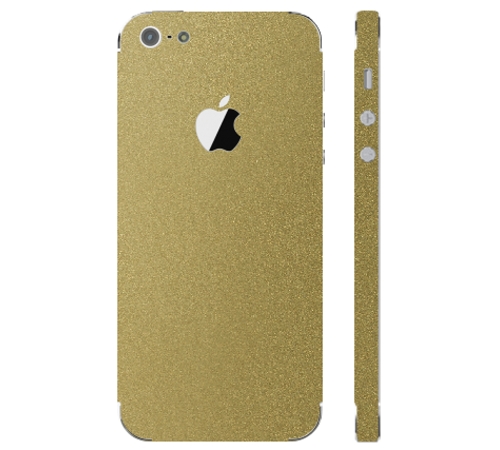 Ochranná fólia 3mk Fery pre Apple iPhone 5, zlatá lesklá