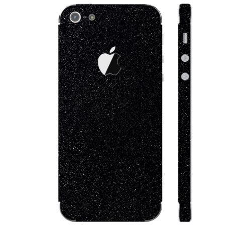 Ochranná fólia 3mk Fery pre Apple iPhone 5, čierna lesklá