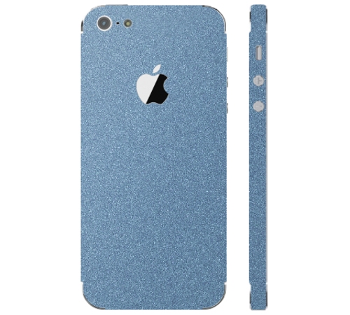 Ochranná fólia 3mk Fery pre Apple iPhone 5, ľadovo modrá matná