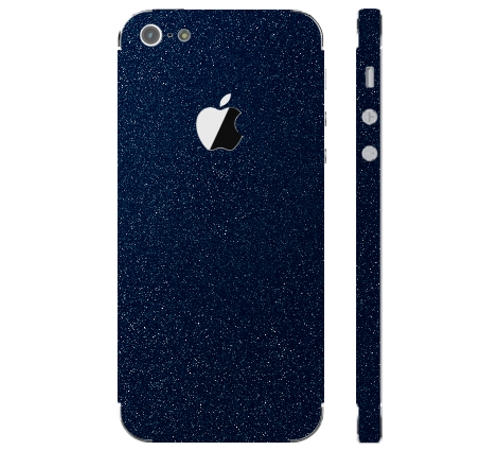 Ochranná fólia 3mk Fery pre Apple iPhone 5, tmavo modrá lesklá