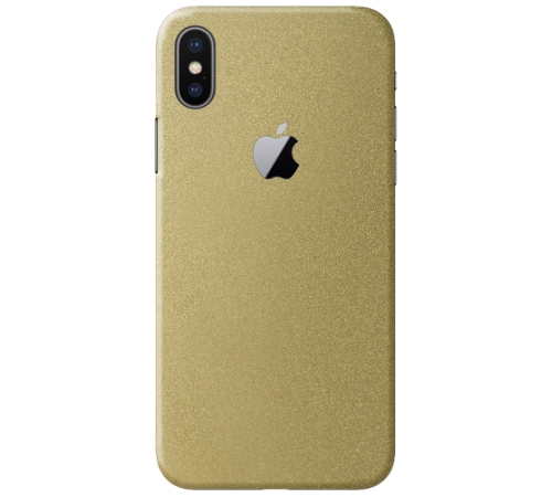 Ochranná fólia 3mk Fery pre Apple iPhone X, zlatá lesklá