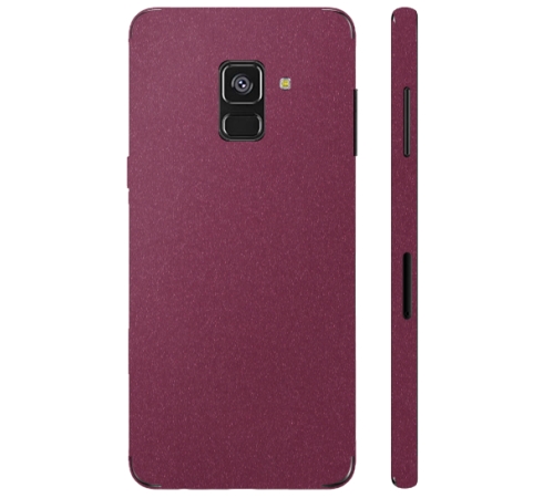 Ochranná fólia 3 mastných kyselín Fery pre Samsung Galaxy A8 2018, vínovo červená matná
