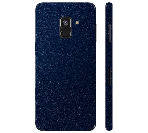 Ochranná fólia 3 mastných kyselín Fery pre Samsung Galaxy A8 2018, tmavo modrá lesklá