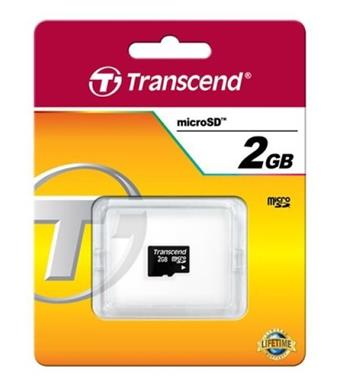 Paměťová karta Transcend  Micro SD 2GB class 2