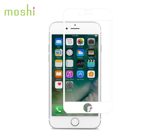 Tvrdené sklo Moshi IonGlass pre iPhone 7 a 8 biele