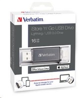Flash Disk VERBATIM  iStore n Go Lighting USB 3.0, 32GB, black