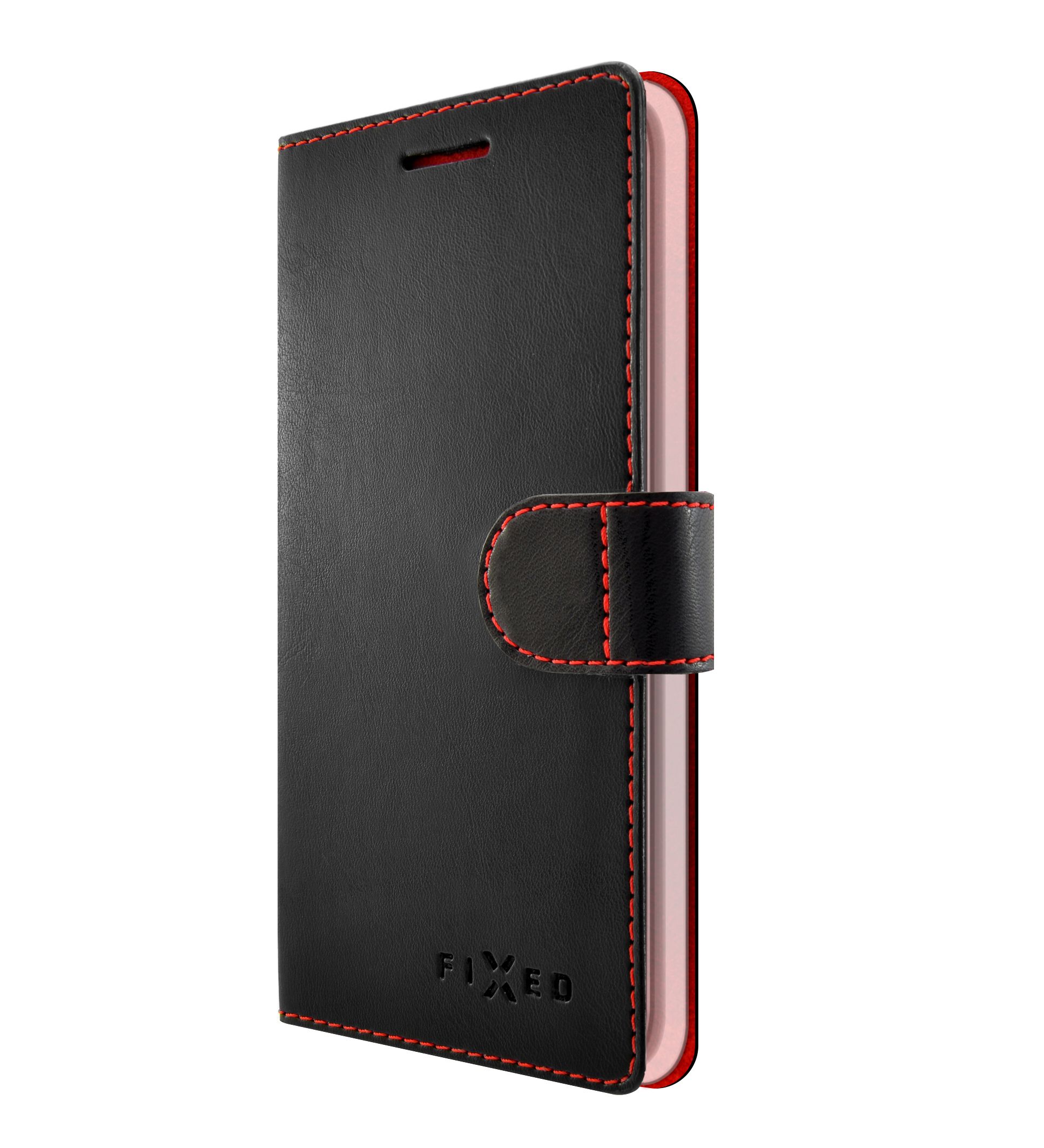 Puzdro typu kniha FIXED FIT pre Xiaomi Redmi Note 5, čierne