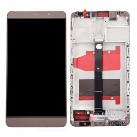 LCD + dotyková deska + predný rámček pre Huawei Mate 8 zlatá