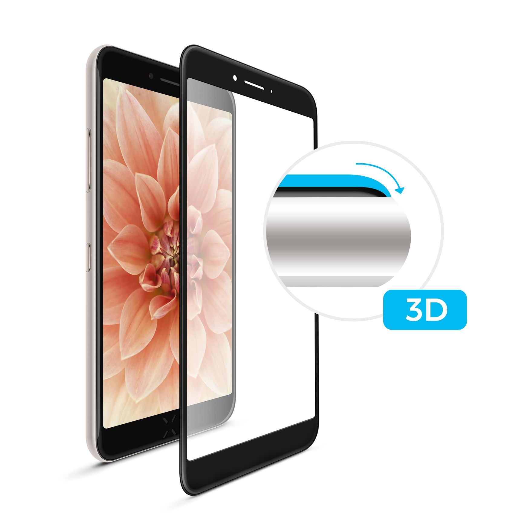 Tvrzené sklo FIXED Full-Cover 3D pro Xiaomi Redmi Note 5 černé