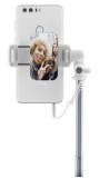 Selfie tyč se zrcátkem CellularLine Total View černá