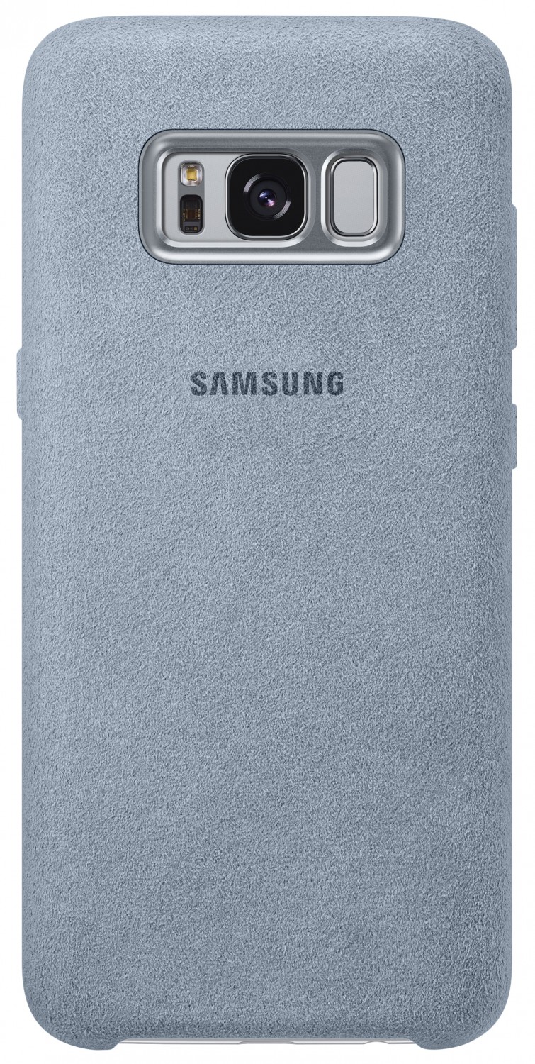 Zadní originální kožený kryt Alcantara pro Samsung Galaxy S8+ (G955) mentolová