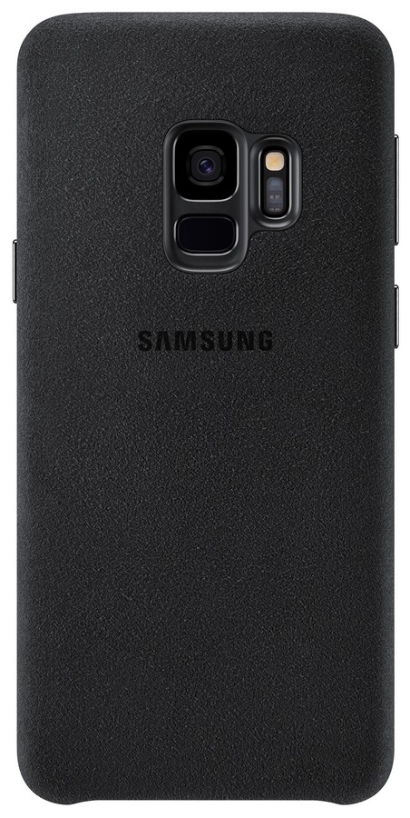 Zadní originální kožený kryt Alcantara pro Samsung Galaxy S9 (G960) černá