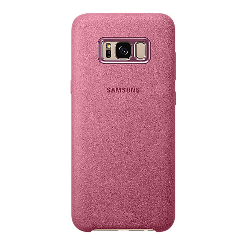 Zadný originálny kožený kryt Alcantara pre Samsung Galaxy S8 + (G955) ružová