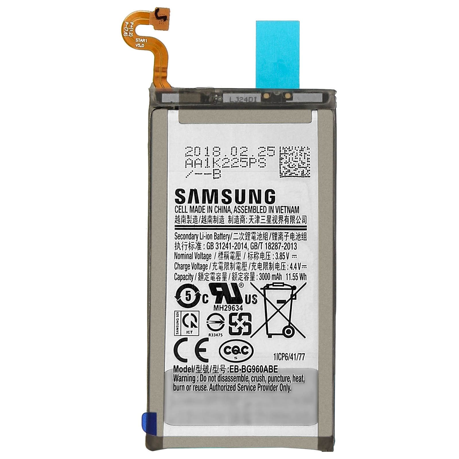 Baterie Samsung EB-BG960ABE Li-Ion, 3000mAh (Bulk)