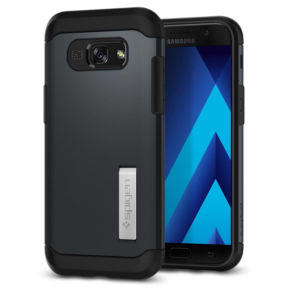 Puzdro Spigen Slim Armor pre Samsung Galaxy A5 2017 kovová