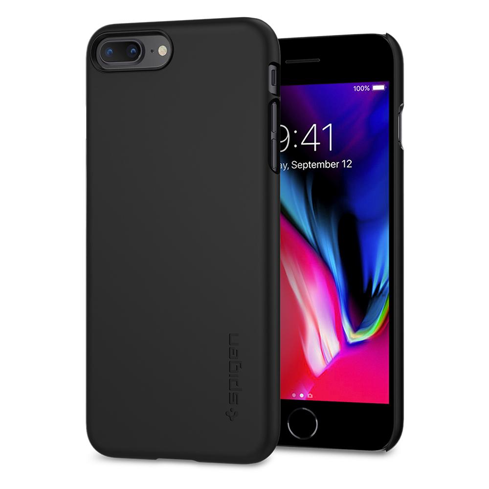 Puzdro Spigen Thin Fit pre Apple iPhone 7/8 Plus čierna