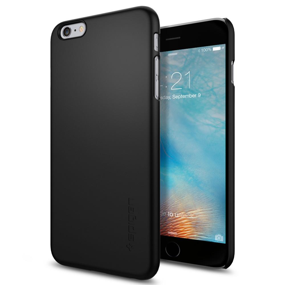 Puzdro Spigen Thin Fit pre Apple iPhone 6 / 6S Plus čierna