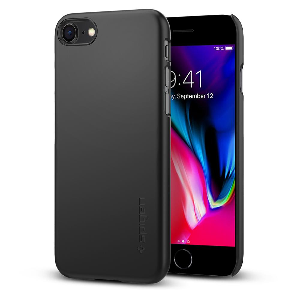 Puzdro Spigen Thin Fit pre Apple iPhone 8 čierna