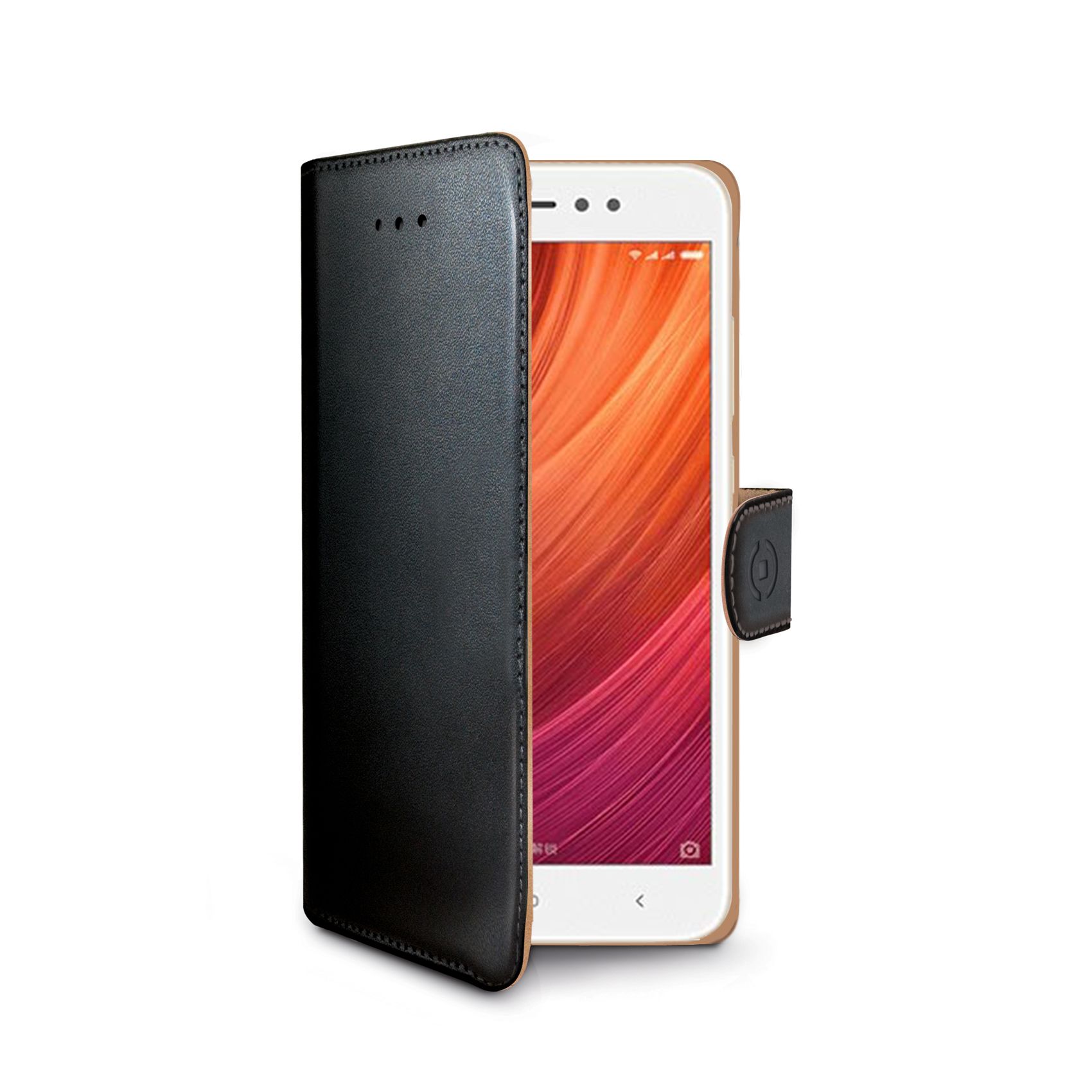 Flipové pouzdro Celly Wally pro Xiaomi Redmi Note 5A / 5A Prime / 5A Lite černé