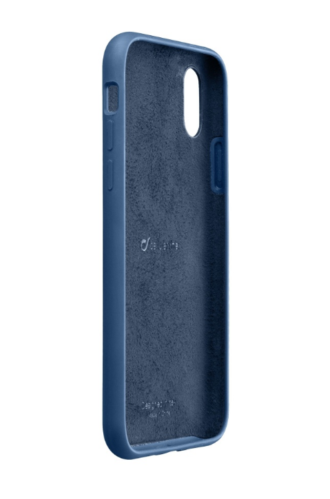 Silikonové pouzdro CellularLine Sensation pro Apple iPhone X/XS, modrá