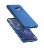 Silikonové pouzdro CellularLine Sensation pro Samsung Galaxy S9 modrý