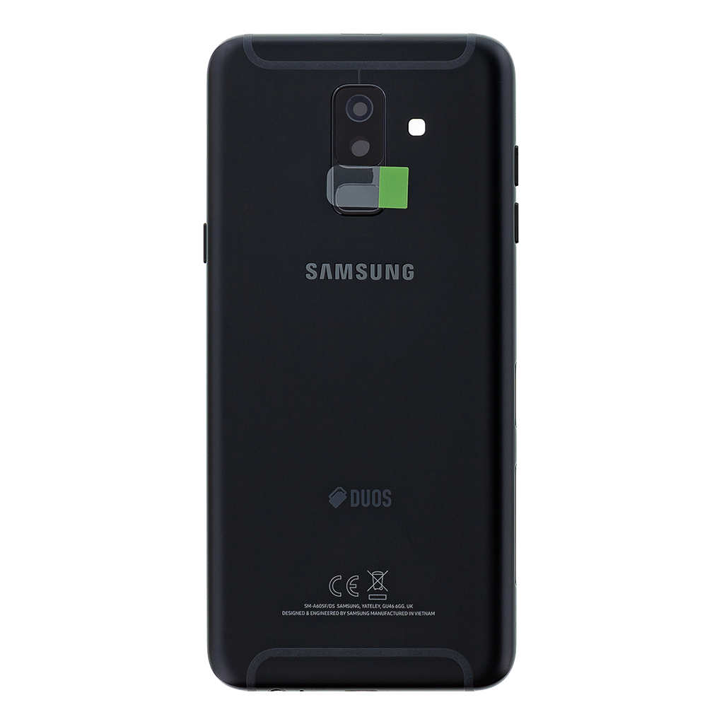 Zadní kryt baterie na Samsung Galaxy A6 A600 2018, black (Service Pack)