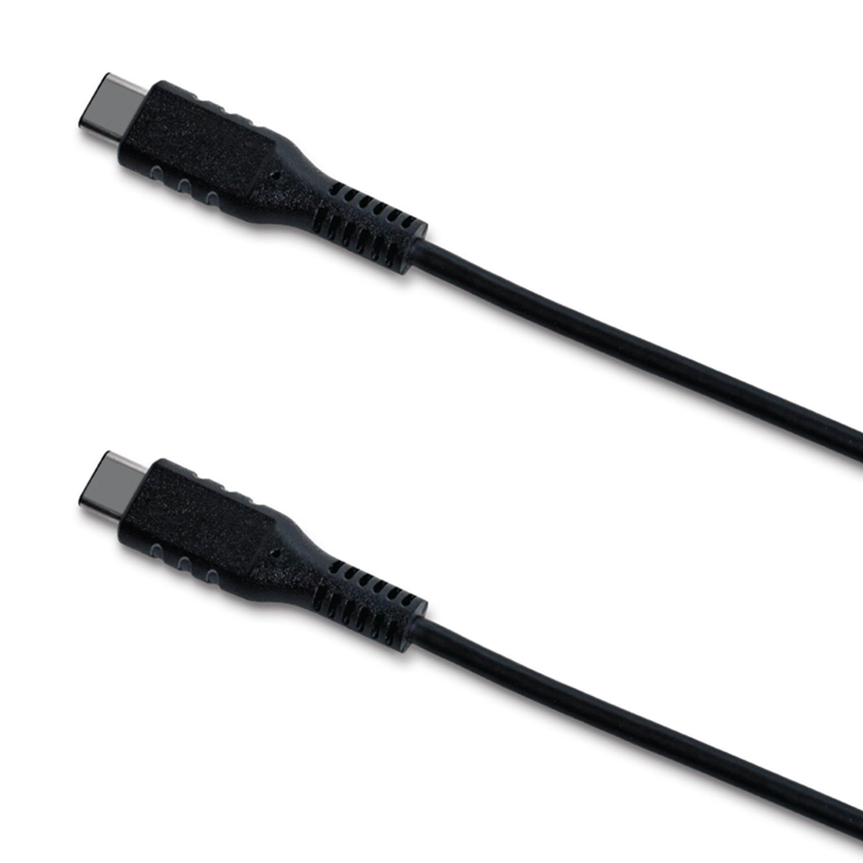Datový a nabíjecí kabel CELLY s USB-C konektory, 1 m, černý