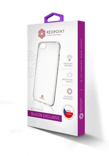 Redpoint silikónové puzdro Exclusive pre Apple iPhone XS Max, číre