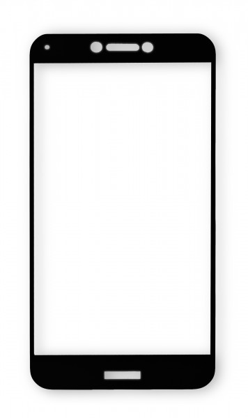 Print Glass Fullface sklo pro Samsung Galaxy J4 2018, black