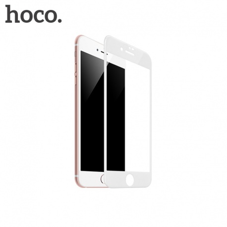 Temperované ochranné tvrdené sklo Hoco iPhone 7/8 biela