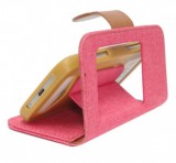 Flipové pouzdro BOOK CANVAS Universal 4,7" red