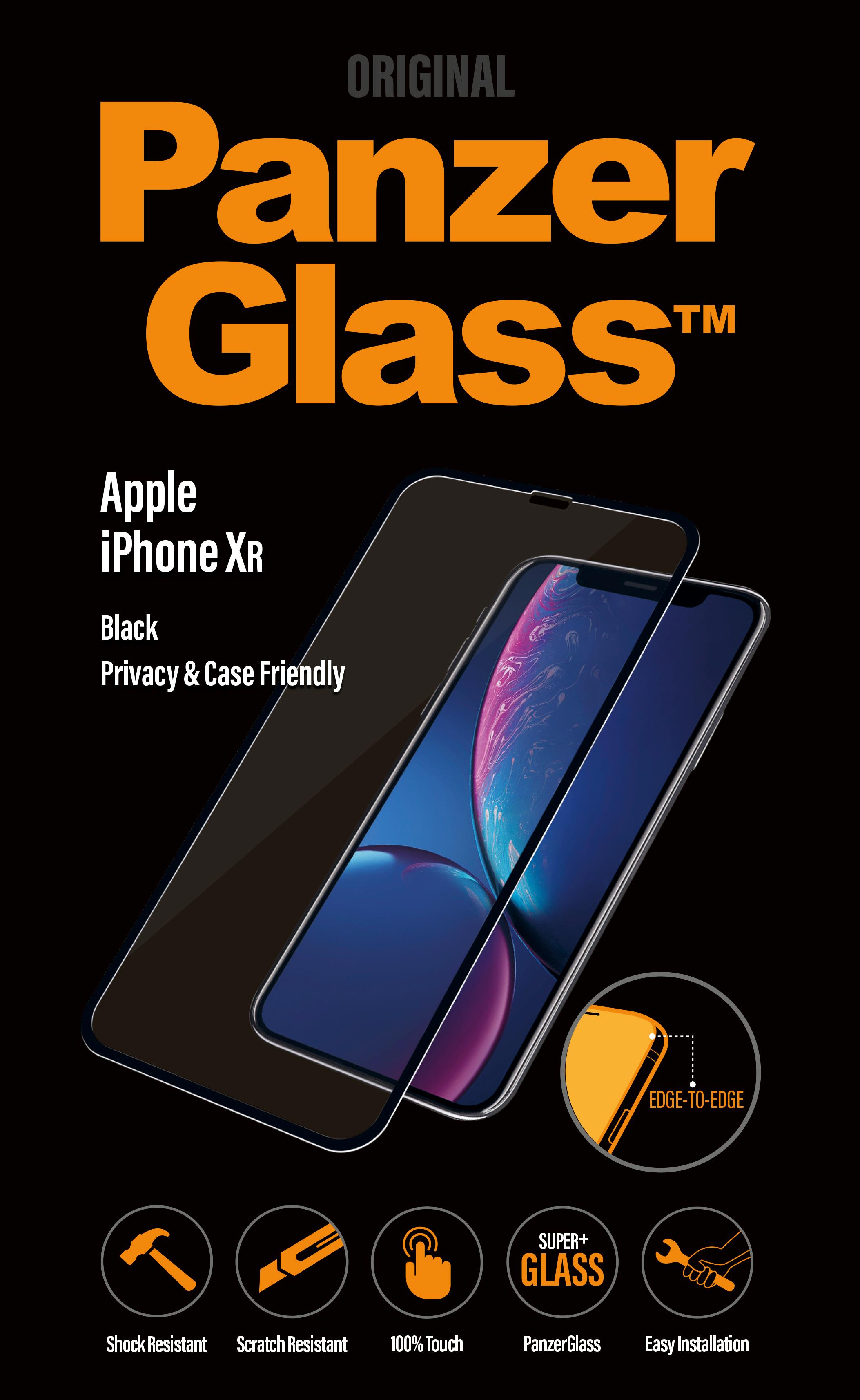 Ochranné sklo displeje PanzerGlass pro Apple iPhone XR/iPhone 11, černé