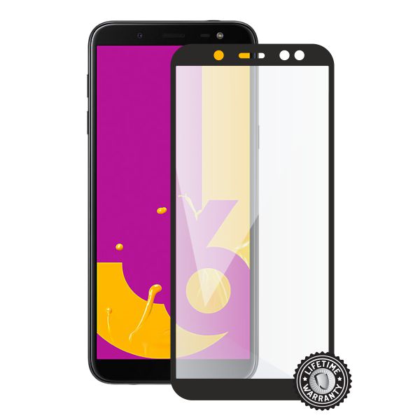 Screenshield tvrzené sklo Samsung Galaxy J6 (2018)  (full COVER black)