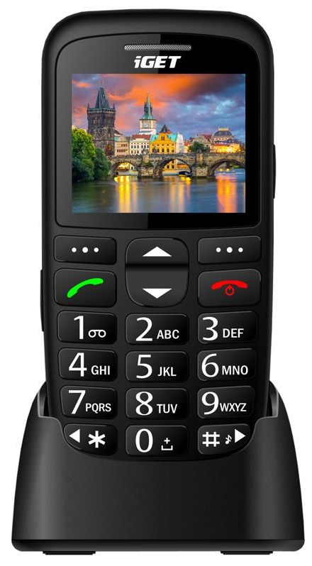 Seniorský telefon iGET SIMPLE D7