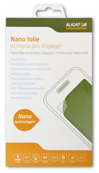 Ochranná NANO Fólie ALIGATOR na Apple iPhone 5/5C/5S,iPhone SE