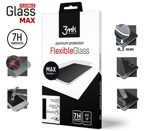 Hybridné sklo 3mk FlexibleGlass Max pre Samsung Galaxy A7 2018 (SM-A750) čierna