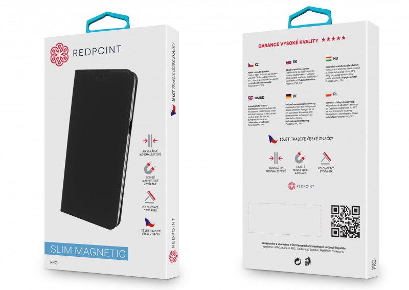 RedPoint Book Slim flipové pouzdro Samsung Galaxy A6 (2018), Black