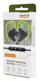 bezdrátová sluchátka FR301X s mikrofonem, černo/zelená