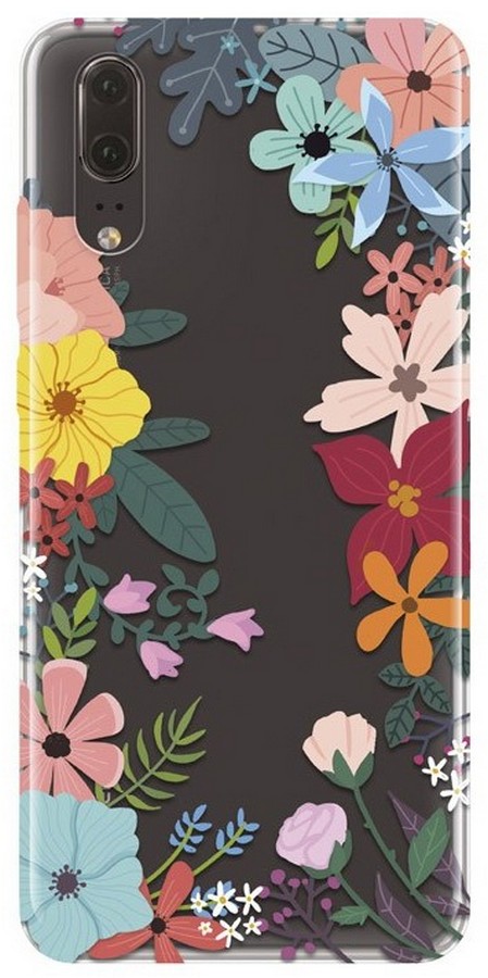 Pouzdro 4-OK Cover 4U Samsung Galaxy J6+, flowers