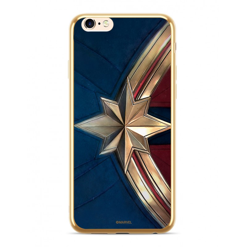 Zadní kryt Captain Marvel 001 pro Apple iPhone XS, gold