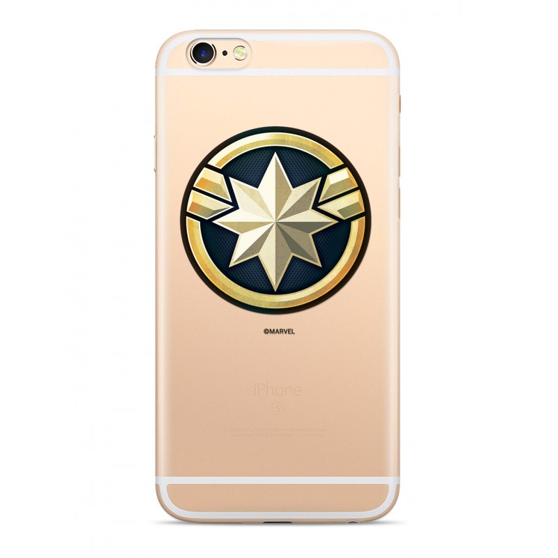 Zadní kryt Captain Marvel 016 pro Apple iPhone 6/7/8, transparent
