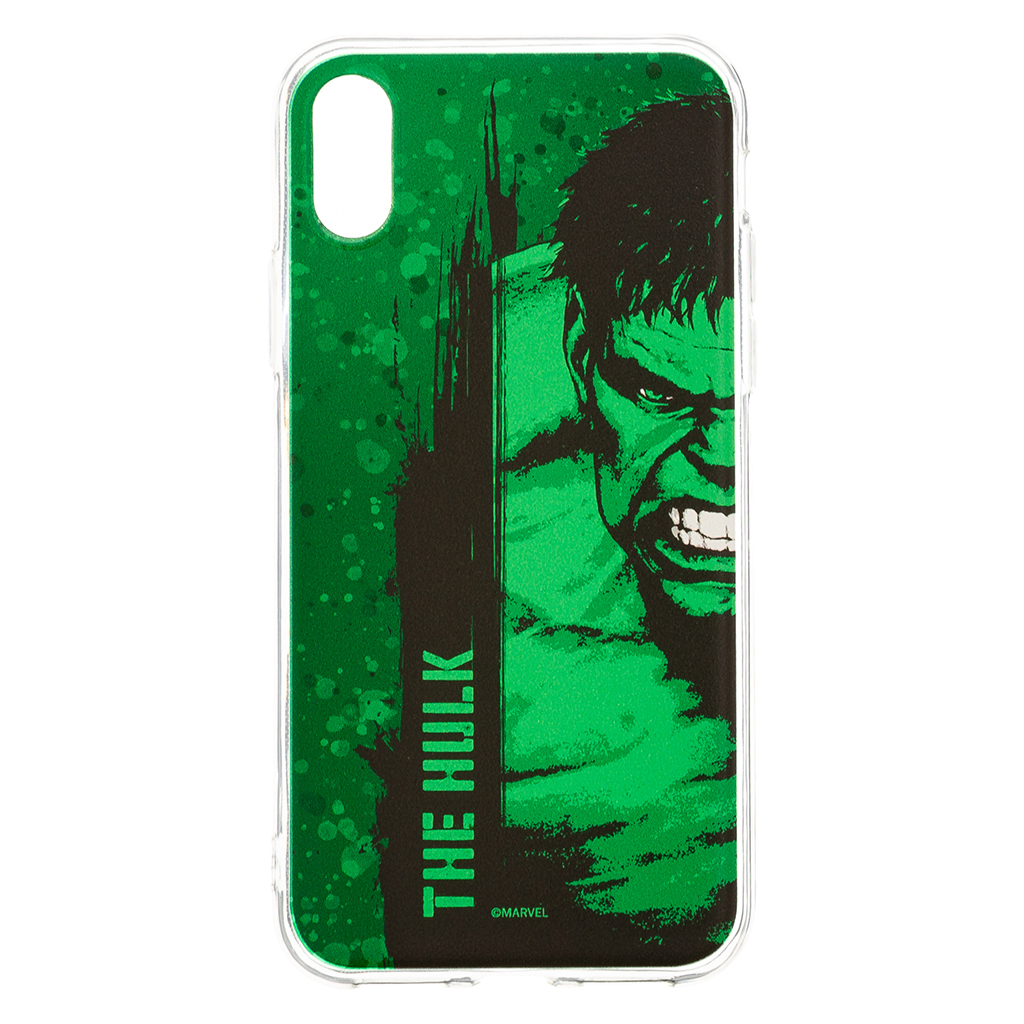 Zadní kryt Marvel Hulk 001 pro Apple iPhone XS, green