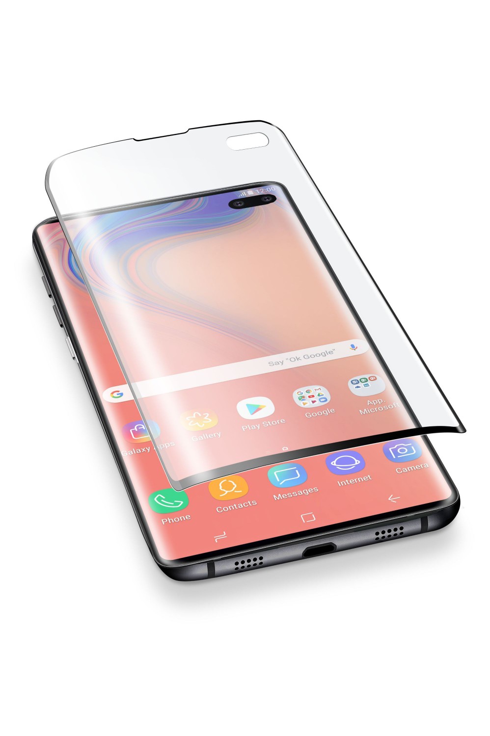 Ochranná fólie displeje Cellularline pro Samsung Galaxy S10+